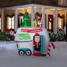 Santa Camper Rv Scene 2020 Christmas Inflatable Cheap Halloween Decorations Christmas Lawn Decorations Christmas Yard Decorations