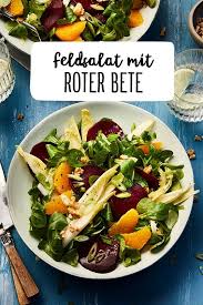 Feldsalat Und Chicoree Mit Roter Bete Und Walnuss Vinaigrette Rezept Rezept Feldsalat Abendessen Rezepte Einfach Chicoree