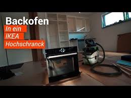 Backofen Montieren Im Hochschrank Ikea Youtube In 2020 Backofen Kuchenbeispiele Ofen