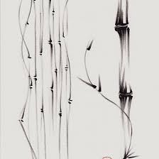 The Quiet Forest Ink Brush Pen Bamboo Drawing Painting Bamboo Drawing Brush Pen Art Ink Brush
