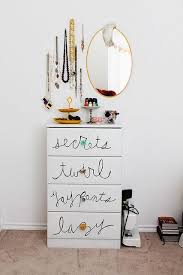 Great Way To Jazz Up A Boring Old Dresser I Ll Be Doing This Diy Dresser Home Diy Jewellery Storage