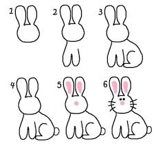 How To Draw A Cute Bunny Bunny Drawing Drawing Lessons Easy Drawings