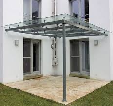 Terrassen Uberdachung Aus Echtglas Und Edelstahl Pfeilern