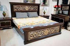 Find Double Beds At Best Prices In Lahore Bed Furniture Design Bedroom Furniture Design Furniture Design Wooden