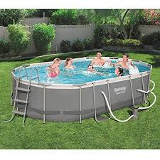The 10 Bestway Pool Review Of 2019 Bestway Power Steel 16 X 10 Feet Above Ground Swimming Pool Above Ground Swimming Pools Swimming Pools Oval Pool
