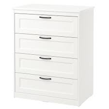Songesand 4 Drawer Chest White 32 1 4x41 82x104 Cm Ikea Chest Of Drawers White Chests Ikea