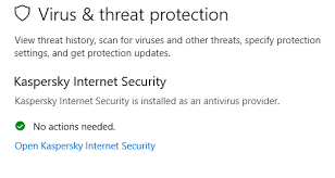 Kaspersky And Windows Defender Both Running Windows 10 Forums