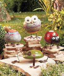 Outdoors Animals Garden Rock Friends Collection 2013 Garden Art Whimsical Garden Rock Garden Design