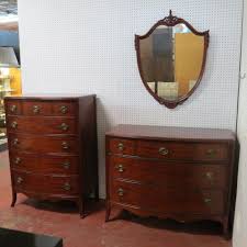 Sold Vintage Antique 3 Piece Mahogany Bedroom Set Circa 1940 The Set Includes Tall Chest Mirror An Mahogany Bedroom Furniture Antique Bedroom Set Furniture