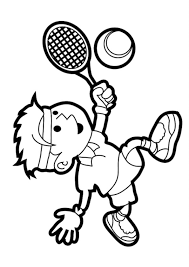 100% free sports coloring pages. Tennis Coloring Pages Books 100 Free And Printable