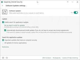 How To Disable The Software Updater In Kaspersky
