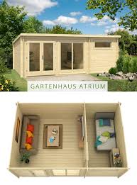 Gartenhaus Atrium E Gartenhaus Gartenhaus Pultdach Hinterhof Buro