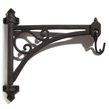 Victorian Cast Iron Hanging Plant Bracket With Swivel Swing Arm Plant Bracket Hanging Plants Hanging Plants Outdoor