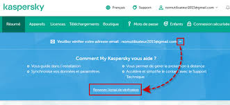Comment Activer Un Compte My Kaspersky Si Le Lien De Verification Du Compte A Expire
