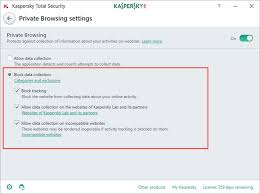 Private Browsing In Kaspersky Total Security 2018