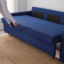 Friheten 3 Zits Slaapbank Skiftebo Blauw Ikea Slaapbank Ikea Bed Ikea