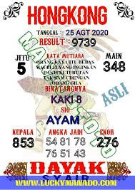 Syair Bocoran Prediksi Hongkong 25 Agustus 2020 Link