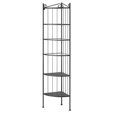 Ronnskar Black Corner Shelf Unit Ikea Eckregale Eckregal Regal Metall