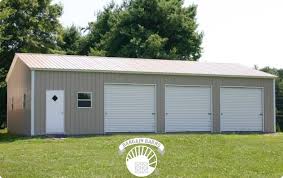 3 Bay Steel Building Metal Garages Steel Buildings Steel Garage
