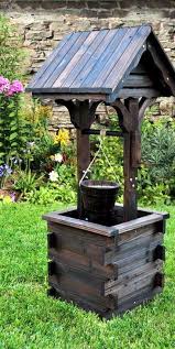 Rustic Wishing Well Garden Decor Idea Affiliate Home Outdoor Backyard Decoration Ideas Well Decor Wishing Well Garden Backyard Landscaping