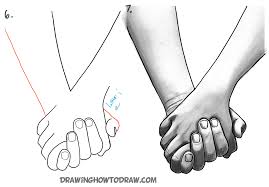 How To Draw Holding Hands With Easy Step By Step Drawing Tutorial How To Draw Step By Step Drawing Tutorials How To Draw Hands Holding Hands Drawing Drawing People