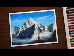 How To Draw Mt Everest With Oil Pastels For Beginners Step By Step Youtube Not exciting enough for you?