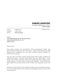 Contoh Surat Permintaan Penawaran Dalam Bahasa Inggris Semi Block Style Contoh Seputar Surat