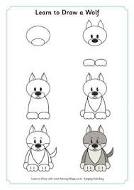 Pin By Honey Bunny On Drawings Cartoon Wolf Drawing Wolf Drawing Easy Cartoon Wolf