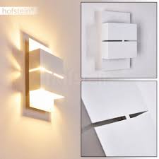 Led Wand Lampe Weiss Aussen Garten Veranda Hof Terrasse Leuchte Up Down Strahler Led Wand Wandleuchte Aussenwandbeleuchtung
