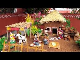 A Day At Mini Village Youtube Janmashtami Decoration Arts And Crafts For Kids Paper Crafts Diy Kids