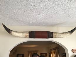 Letgo Brown And Grey Bull Horn Wall Decor In Derby Ks Bull Horns Decor Bull Horns Wall Decor Horns Decor