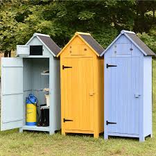 Holz Gartenschrank Blau Small Backyard Design Backyard Design Garden Cupboard