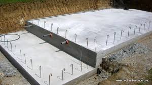 Erstellen Einer Bodenplatte Fur Den Pool Bilder Vom Aushub Und Betonieren Der Bodenplatte Dimensionier Pool Selber Bauen Beton Bodenplatten Pool Selber Bauen