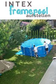 Abkuhlung Im Garten Mit Meinem Intex Frame Pool Pool Aufstellen Hinterhof Pool Landschaftsbau Pool Fur Kleinen Garten