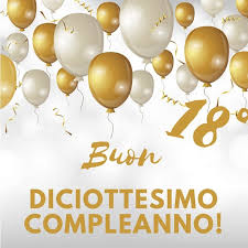 Buon Diciottesimo Compleanno Messaggi Di Buon Compleanno Auguri Di Buon Compleanno Buon Compleanno Foto
