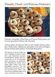 Weihnachtsgeback Mandelmakronen Haselnussmakronen Walnussmakronen Zarte Kruste Weicher Kern Rezept Makronen Platzchen Backen Rezepte Weihnachtsgeback