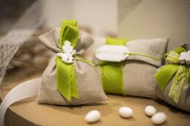 Bomboniere Per Comunione Sacchettini E Buste In Tessuto Cotone Di Diversi Formati Per Decorazioni E Chiusure Nastri I Bomboniere Busta In Tessuto Bomboniera