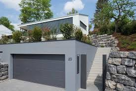 Garage Mit Terrasse Drauf Haus Hanglage Haus Anbau Haus