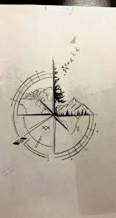 17 Best Ideas Travel Tattoo Ideas Symbols Tat Compass Tattoo Design Compass Tattoo Travel Drawing