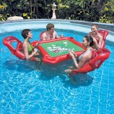 This Floating Game Night Game Changer Pool Accessories Crazy Pool Pool Floats