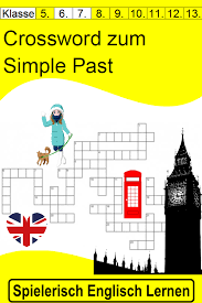 Crossword Kreuzwortratsel Zum Simple Past 6 Klasse Unterrichtsmaterial Im Fach Englisch Englisch Nachhilfe Englisch Lernen Englisch