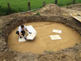 Pool Bodenplatte Sand Garten Pool Selber Bauen Pool Im Garten Pool