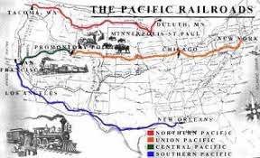 The Transcontinental Railroad Map Facts And History For Kids Social Studies Middle School History For Kids Social Studies Lesson