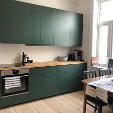 Stunning Forest Green Noremax Kitchen Makeover Would You Beleive This Is Ikea Kitchen Design Home Kitchens Ikea Kitchen