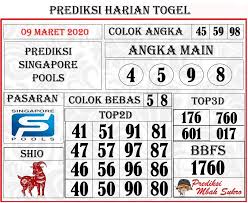 Prediksi Angka Jitu Singapore 09 Maret 2020 Hobi Buku Gambar Mainan