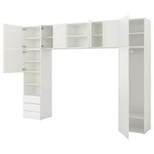 Ikea Platsa Wardrobe White Fonnes Sannidal You Can Maximise Your Storage Space By Creating A Stor Kleiderschrank Weiss Ikea Kleiderschrank Kleiderschrank