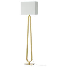 Ikea Klabb Floor Lamp With Led Bulb Off White Brass Color You Can Create A Soft Cozy Atmosphere In Your Home Ikea Floor Lamp Floor Lamp Brass Floor Lamp