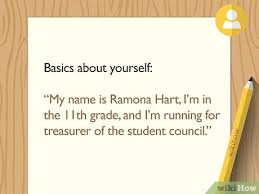 How To Write A Student Council Speech 10 Steps With Pictures