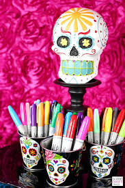 Decorate Your Own Halloween Day Of The Dead Sugar Skulls Sugar Skull Party Sugar Skull Decor Sugar Skull Diy