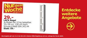 Ikea Magdeburg Lack Regal Schwarz Weiss 190 Cm Hoch Ikea Lack Regal Ikea Regal